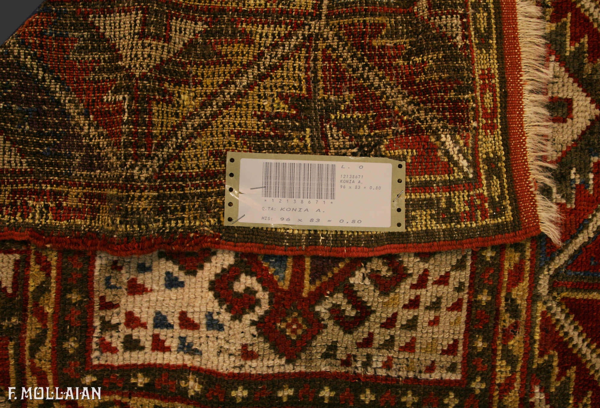 Antique Turkish Konya Rug n°:12138671